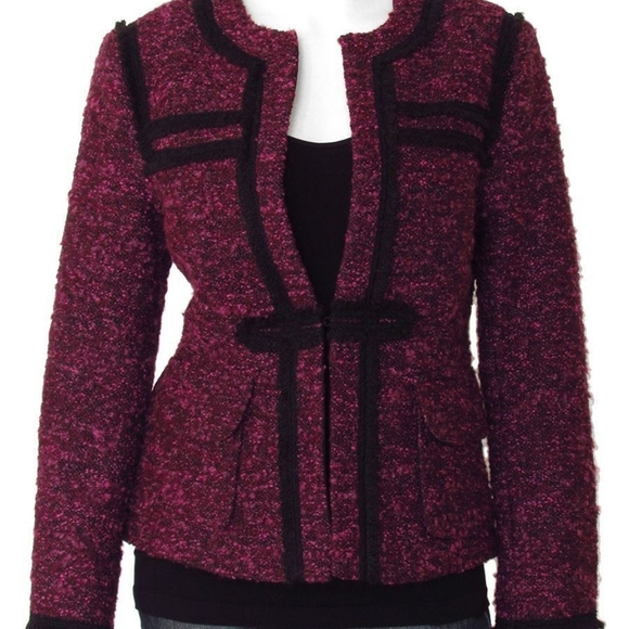 Nanette Lepore Boucle Blazer - sz 4 - Picture 1 of 9